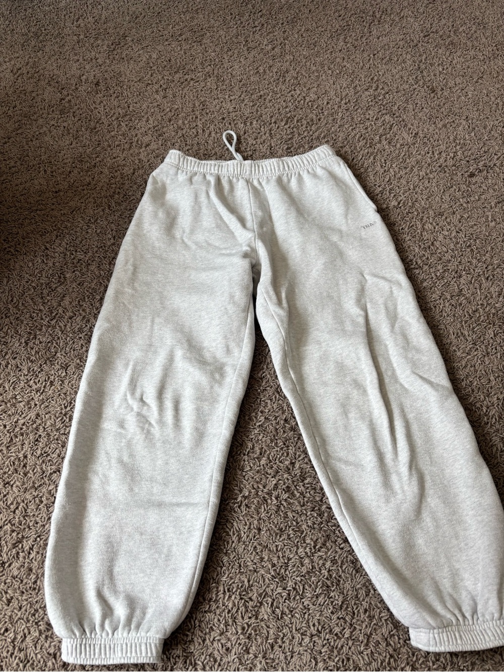 Aritzia Light Gray Track Joggers